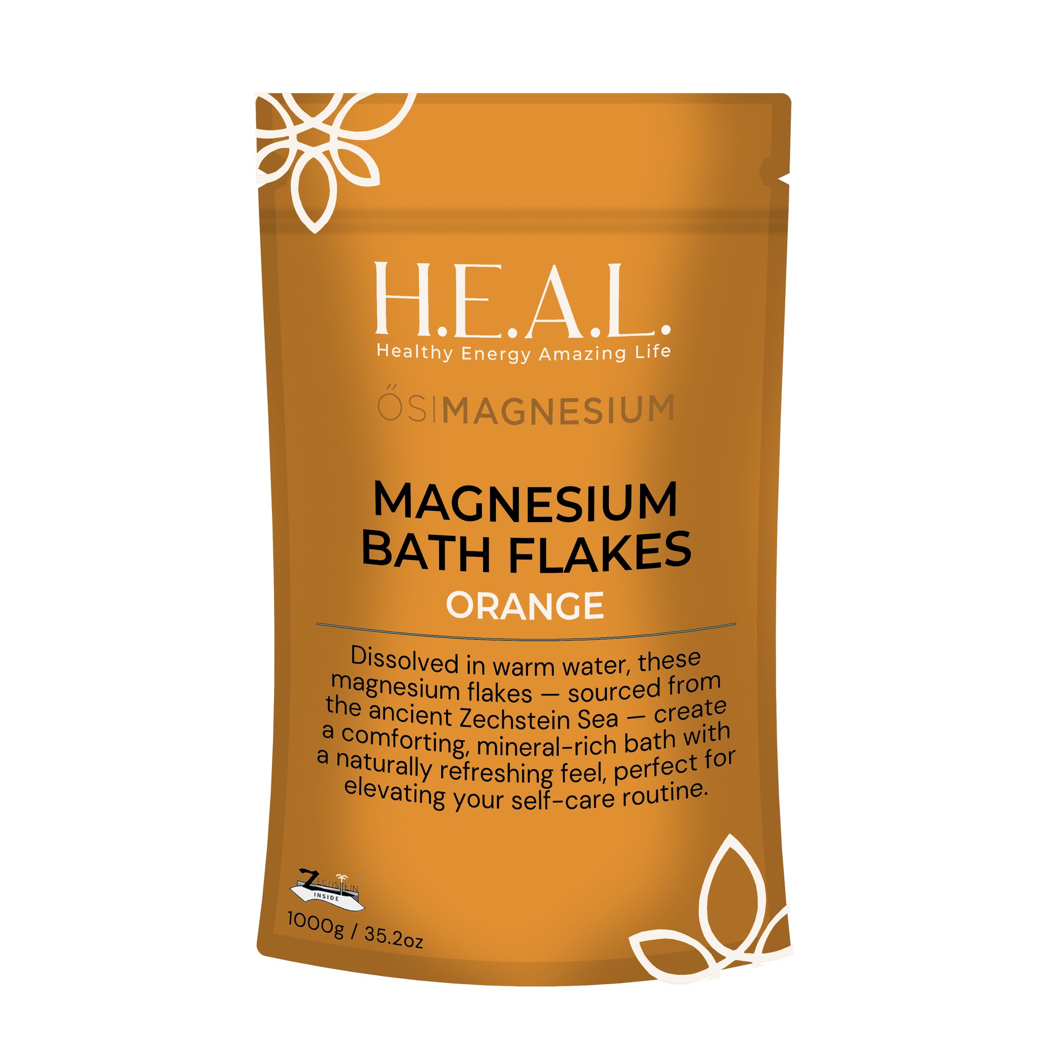 Orange Magnesium Flakes