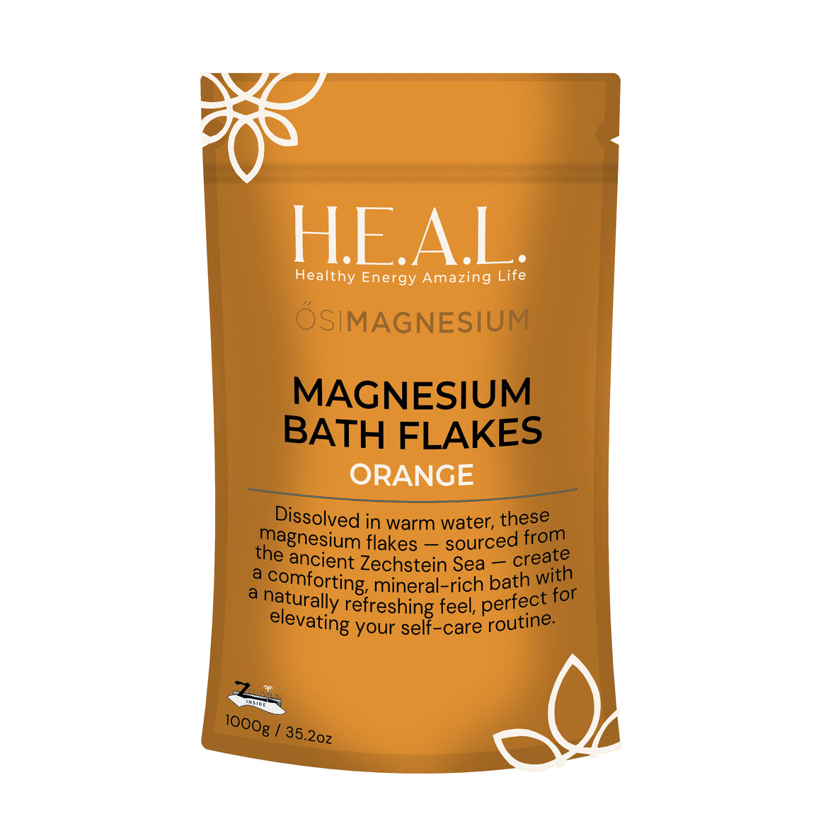 Orange Magnesium Flakes