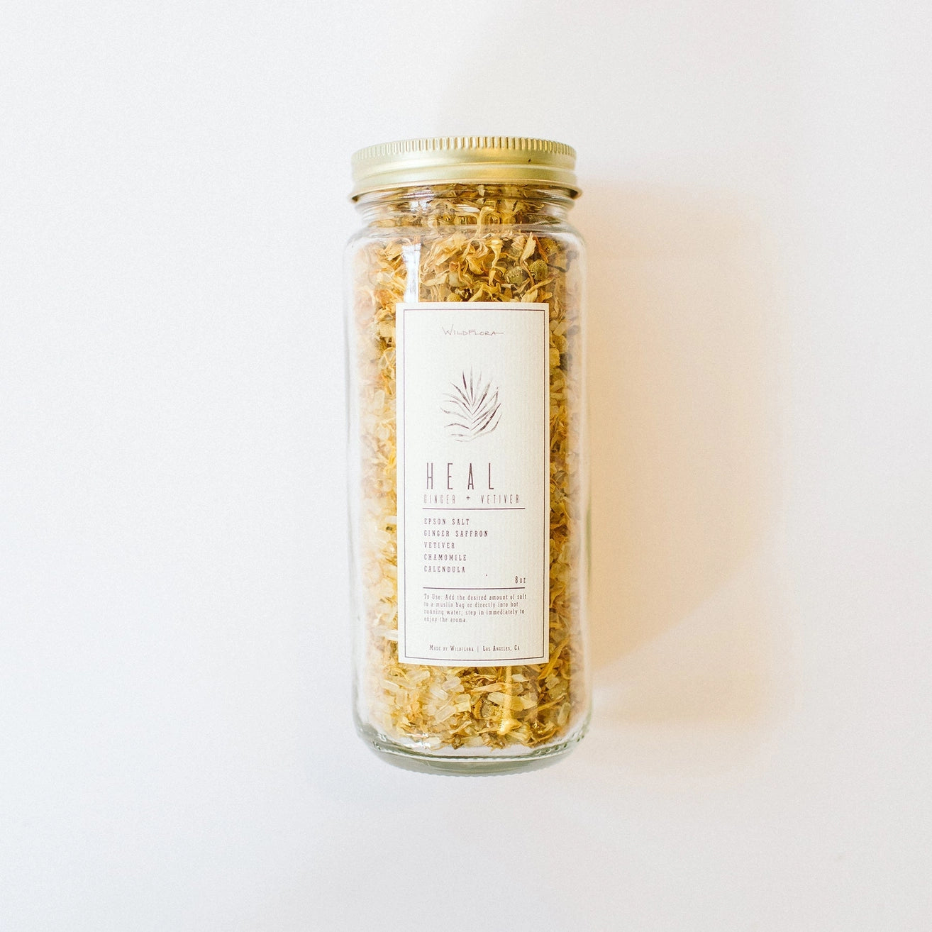 Heal: Ginger & Vetiver Bath Salts