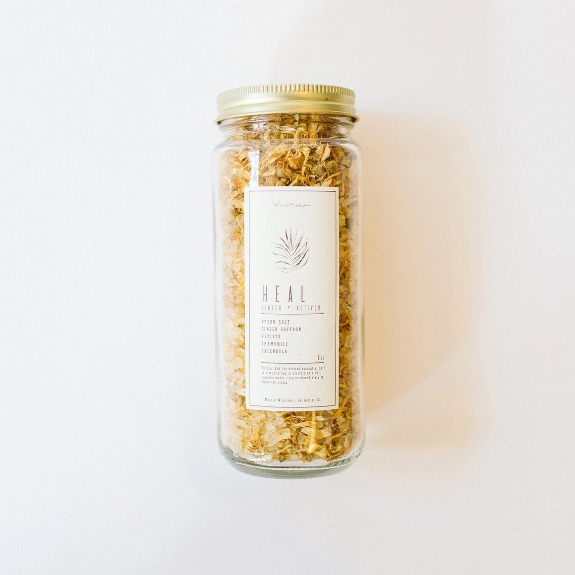 Heal: Ginger & Vetiver Bath Salts