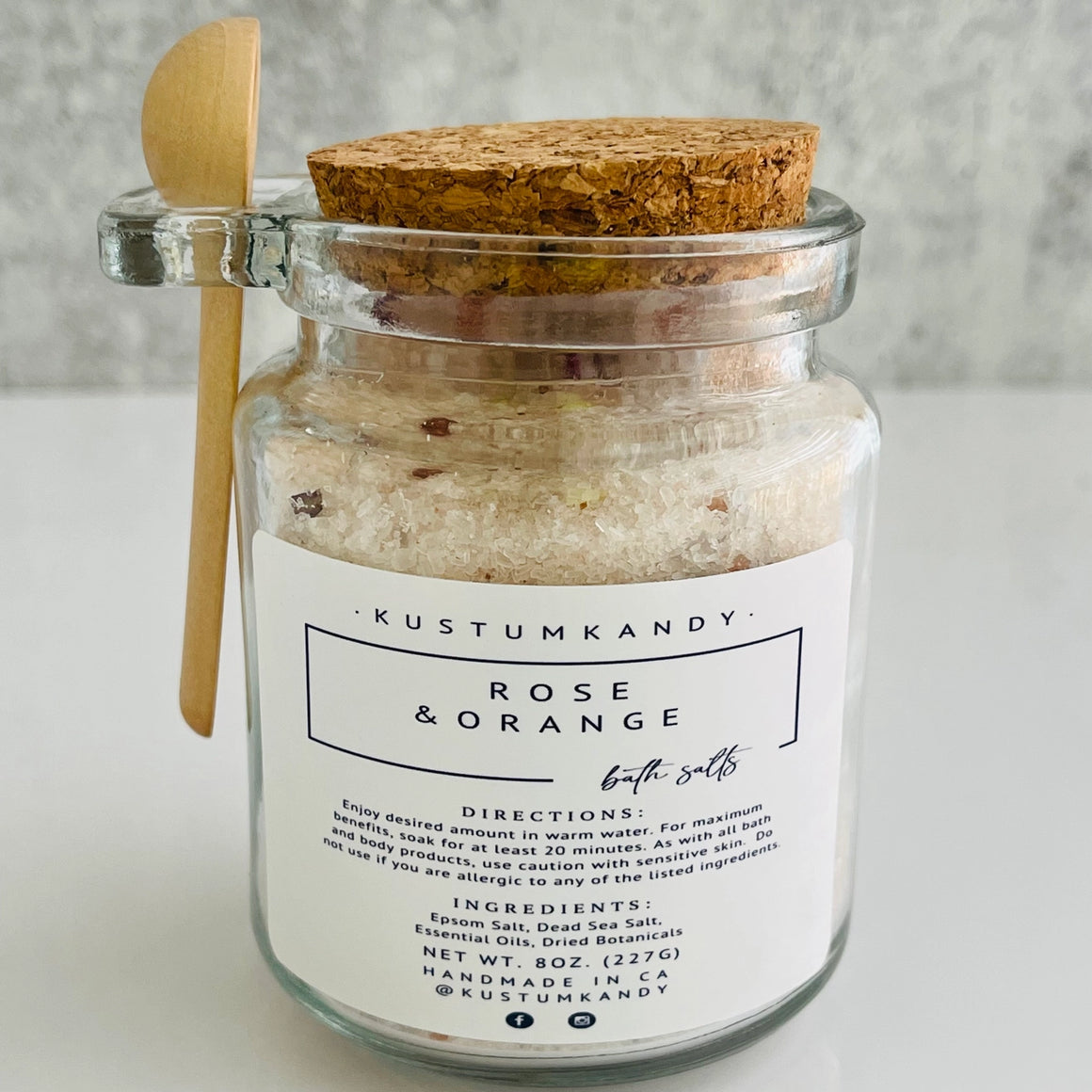 Bath Salt Rose + Orange