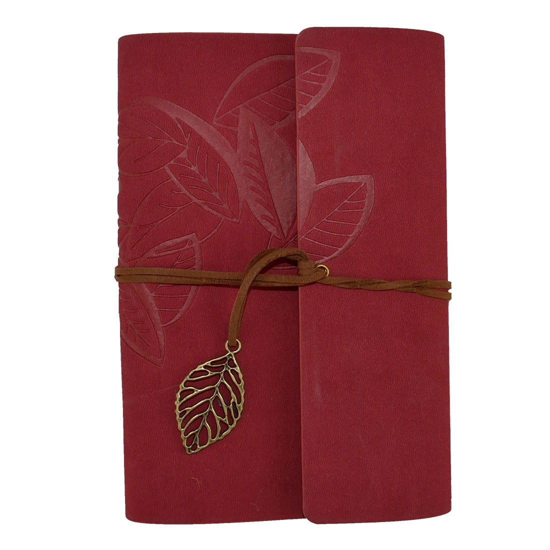 Red Leather Bound Notebook